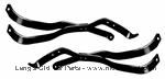 Model T Rear bumper mounting brackets, for SPLIT style face bars only, (2953SPL) - 2952SPL