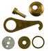 Heinze latch set for  wood coil box, brass