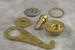 5000LS - Heinze latch set for  wood coil box, brass