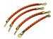 Spark plug wire set, not original color