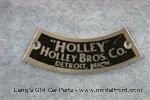 Model T 6200HDATA - Date plate for 1911 Holley model 4500