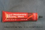 8399A - Window rubber and glass channel adhesive, black, 5 oz tube