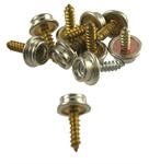 Model T 43003BK - "Durable" Trim fastener stud kit, nickel plated, 5/8" long wood screw