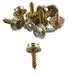 "Durable" Trim fastener stud kit, nickel plated, 5/8" long wood screw