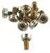 "Durable" Trim fastener studs, nickel plated. Set of 10
