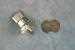 43006DK - Curtain fastener, tab style, nickel plated, double