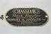 1865HAS - Hassler shock absorber data plate