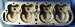 Model t high compression head, high head, Bottom View