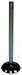 Model T Valve, stainless steel, standard size stem .312 stem