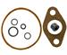 Model T Holley NH gasket set, 7 piece, with neoprene feed pipe gasket