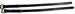Model T Top bow hold-down straps, black leather, brass buckle, for original saddles only