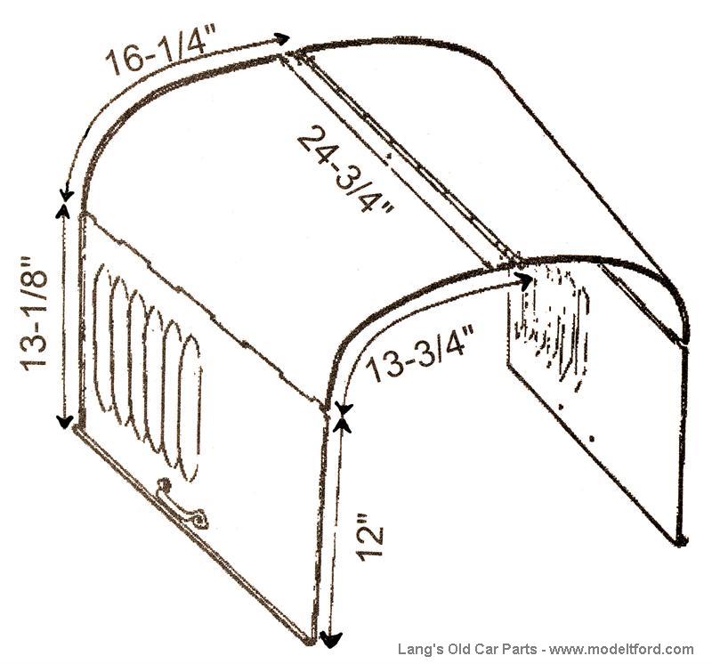 Ford 1920 hood