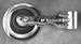 Model T Round rear view mirror, chrome plated brass
