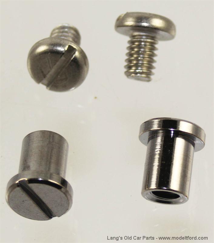 Model T Pivot bolt and nut set, closed car, 4547S