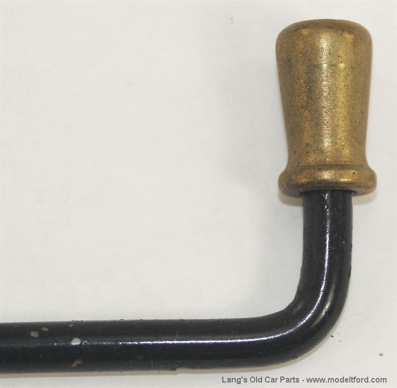 Model T Handle only, with brass knob, for windshield wiper, 7801HBR