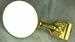 Model T Round rear view mirror, solid brass, open cars, mounts on side of windshield frame