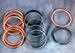 Model T Manifold gasket set, original type with glands. 12 piece set
