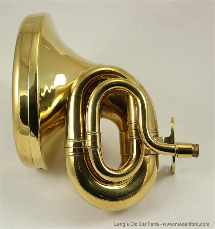 Model T Brass Bulb Horn, Triple Twist, Driver's Side, 6432-1L wiring bell caps 
