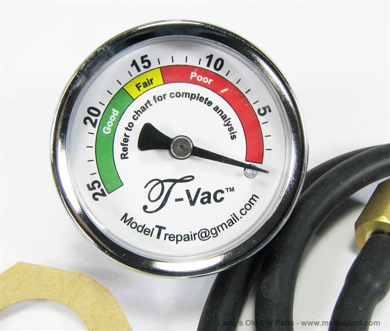 Vacuum Diagnostic Gauge for Model T, T-VAC