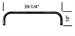 Model T Upper half of Windshield Frame only