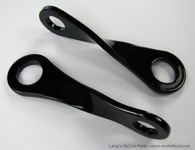 Model T Figure 8 eye bracket set of 2, has 90 degree twist, Steel, 3924SL