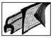 Model T Windshield rubber kit, open car