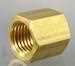 Model T Gas feed pipe pack nut, brass, 2 per car