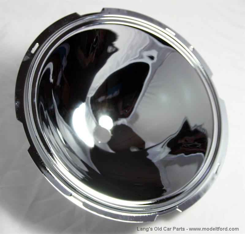 Model T Headlight reflector, chrome plated, 6590 1915 model t wiring 