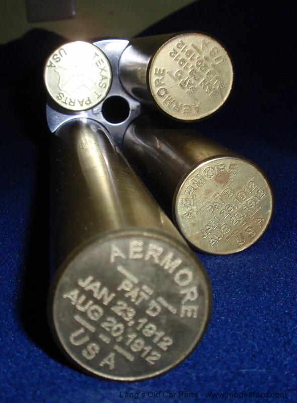 Model T Exhaust Whistle, unpolished brass, four individually tuned