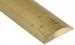 Model T Brass molding, firewall or body, 3/4" half oval top shape (flat, no side lip)