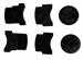 Model T Closed cab door bumper set TT, Ton Truck