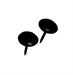 Model T Upholstery trim tacks, Large flat head
