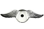 Model T Gull wing radiator cap, chrome swept back wing style - 3926GWC