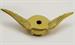 Model T Gull wing radiator cap, brass swept back wing style - 3926GWB