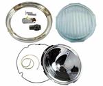 Model T Headlight Rebuilding Kit, CHROME Plated Rim - 6500KITC