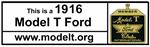 This is a 1916 Model T Ford bumper magnet - A-BS-16