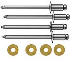 Model T Coil box bronze contact mounting rivet set - 5001RIVB