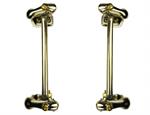 Model T Windwing Brackets, all POLISHED BRASS - 7700BB