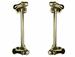 Model T Windwing Brackets, all POLISHED BRASS