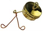 Model T Filler cap for carbide generator water tank, brass. - BL-CGC