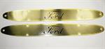 Model T Sill Plates, rear, Brass, diamond design thin plate - 4648BR